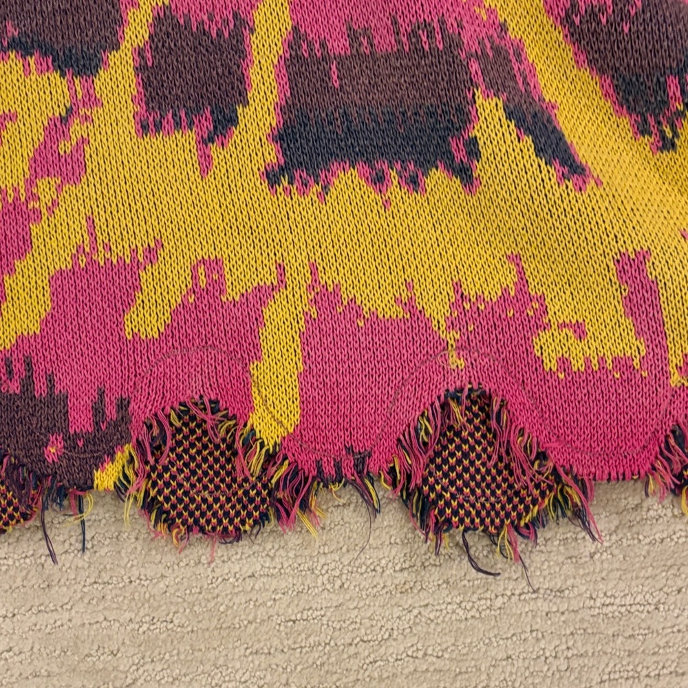 Magnolia Pearl NWT Cotton Wool Kaleidoscope sweater in Sunburst Top 2154 - Picture 10 of 10